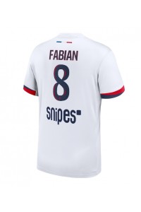 Paris Saint-Germain Fabian Ruiz #8 Jalkapallovaatteet Vieraspaita 2025-26 Lyhythihainen